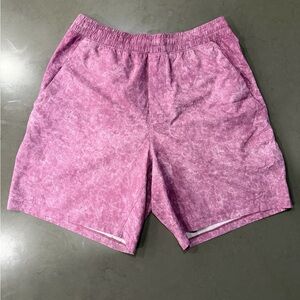 Lululemon Pace breaker Plum Tie Dye 7” Linerless Men’s M